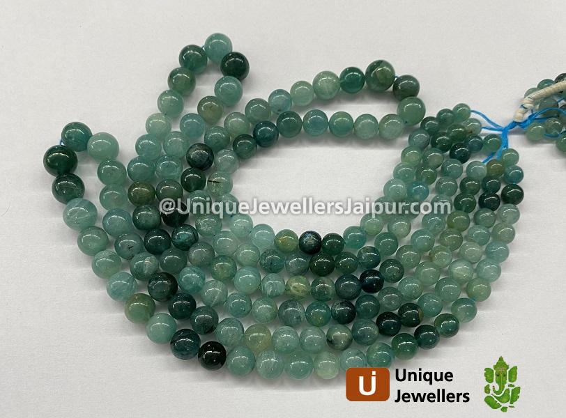 Grandidierite Shaded Smooth Far Balls Beads